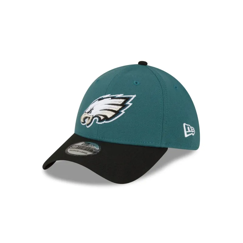 Philadelphia Eagles Team Classic Green 39THIRTY Stretch Fit Hat sold by New Era
