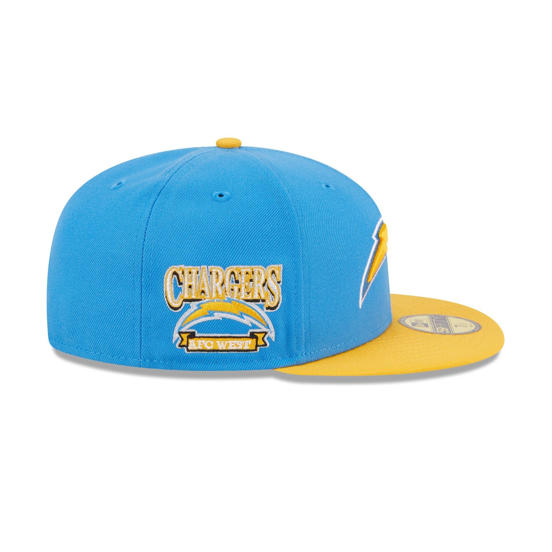 Los Angeles Chargers Throwback Hidden 59FIFTY Fitted Hat sold by New Era product image thumbnail 4