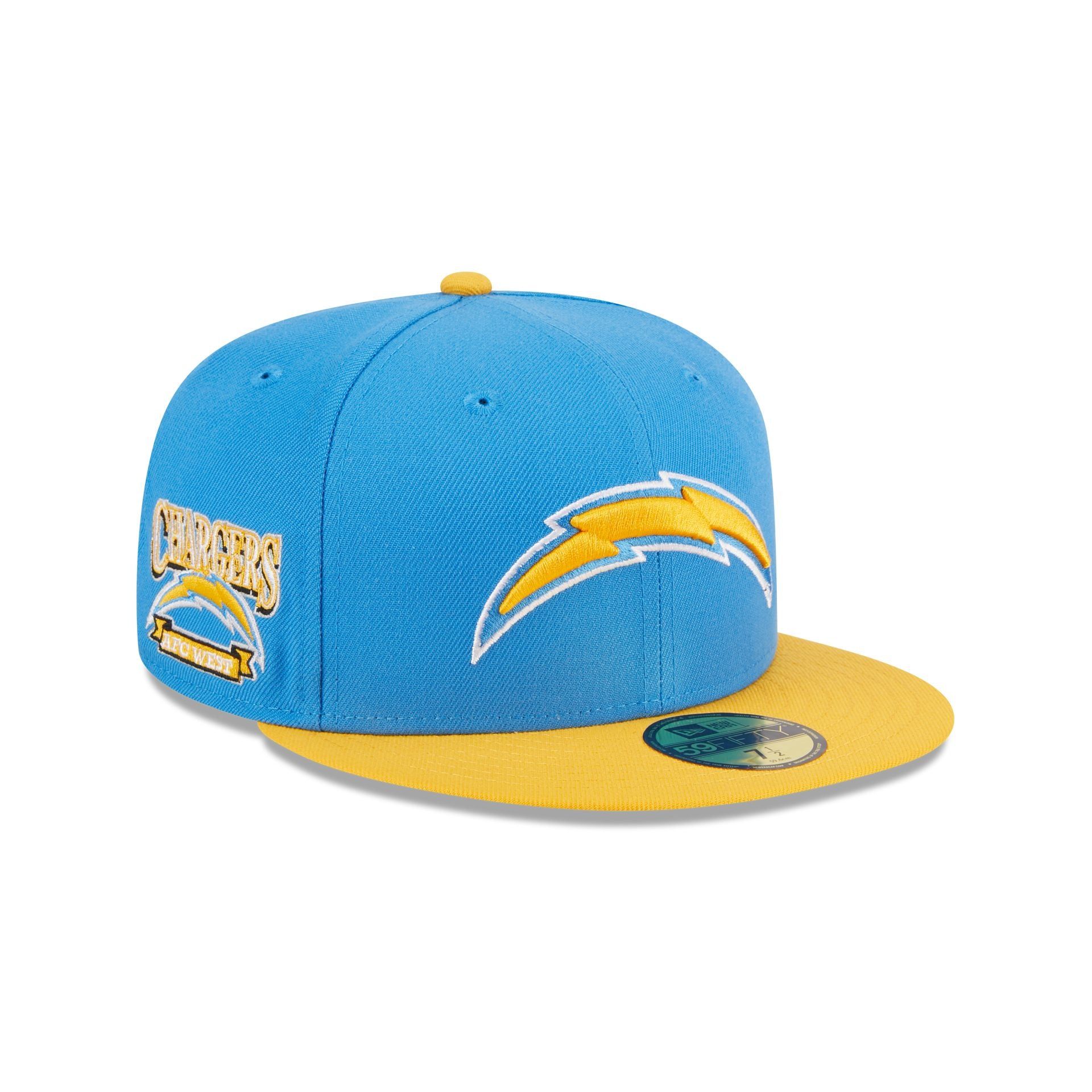 Los Angeles Chargers Throwback Hidden 59FIFTY Fitted Hat sold by New Era