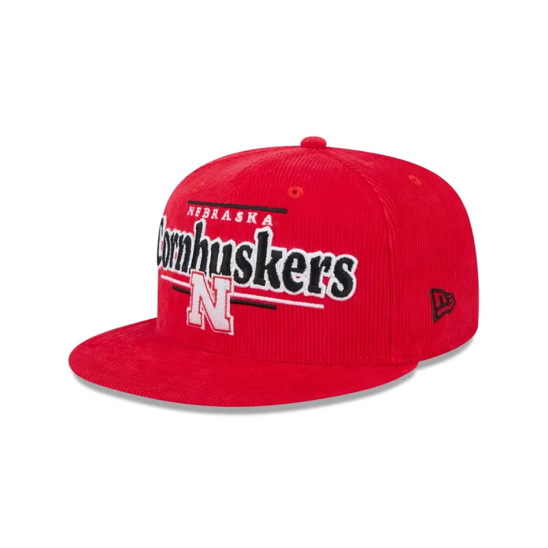 Nebraska Cornhuskers Throwback Display 9FIFTY Snapback Hat sold by New Era