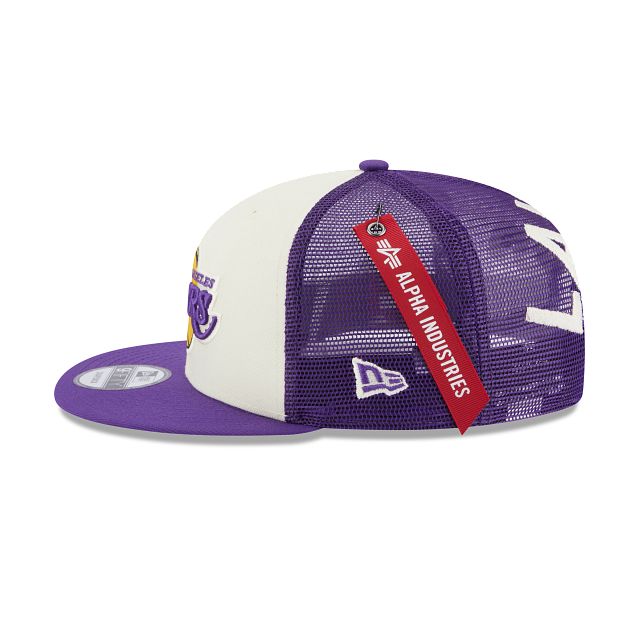 Alpha Industries X Los Angeles Lakers 9FIFTY Snapback Hat sold by New Era product image thumbnail 4