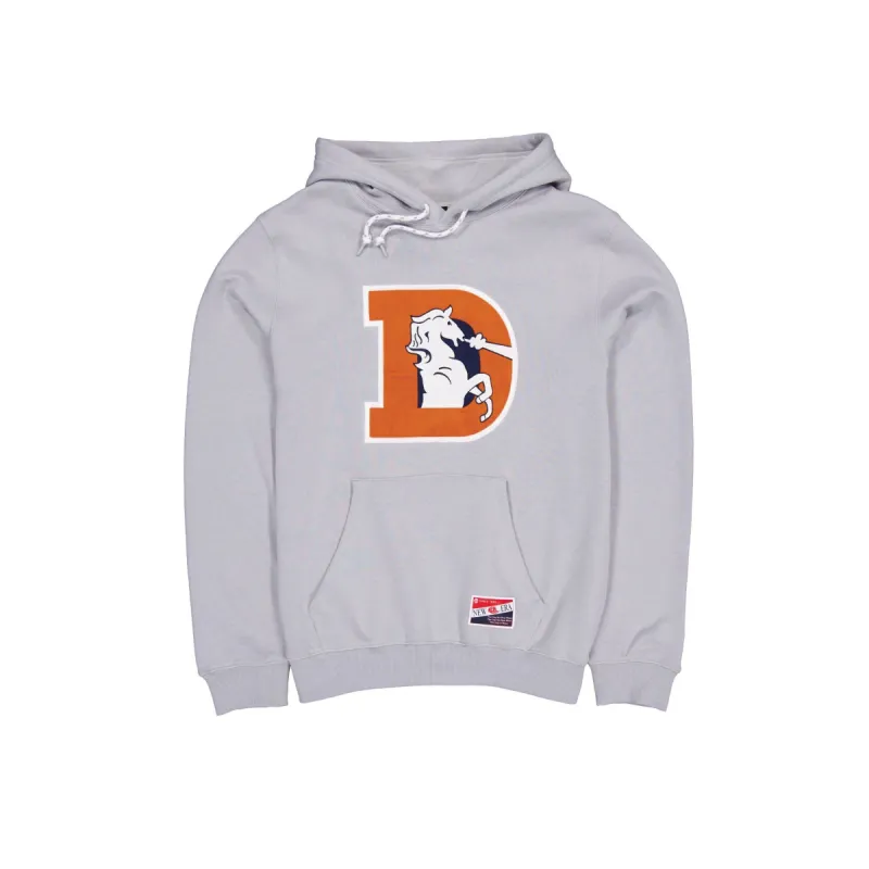 Denver Broncos Throwback Gray Hoodie sold by New Era