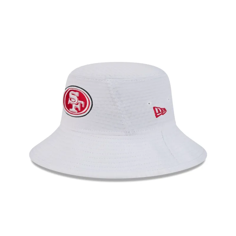 San Francisco 49ers 2024 Training Stretch Bucket Hat sold by New Era