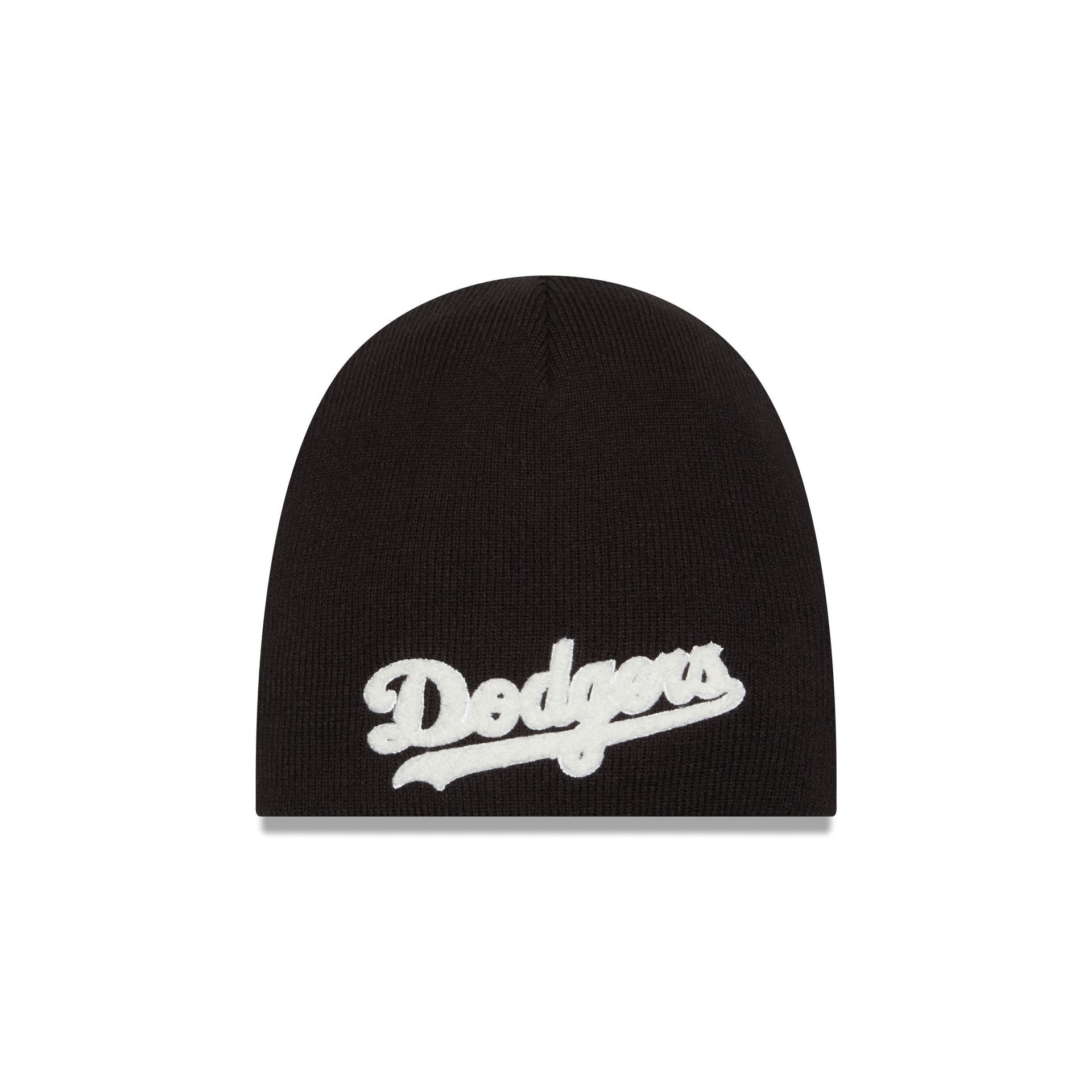 Los Angeles Dodgers Chenille Script Knit Hat sold by New Era