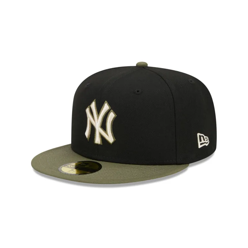 New York Yankees Khaki Green 59FIFTY Fitted Hat sold by New Era