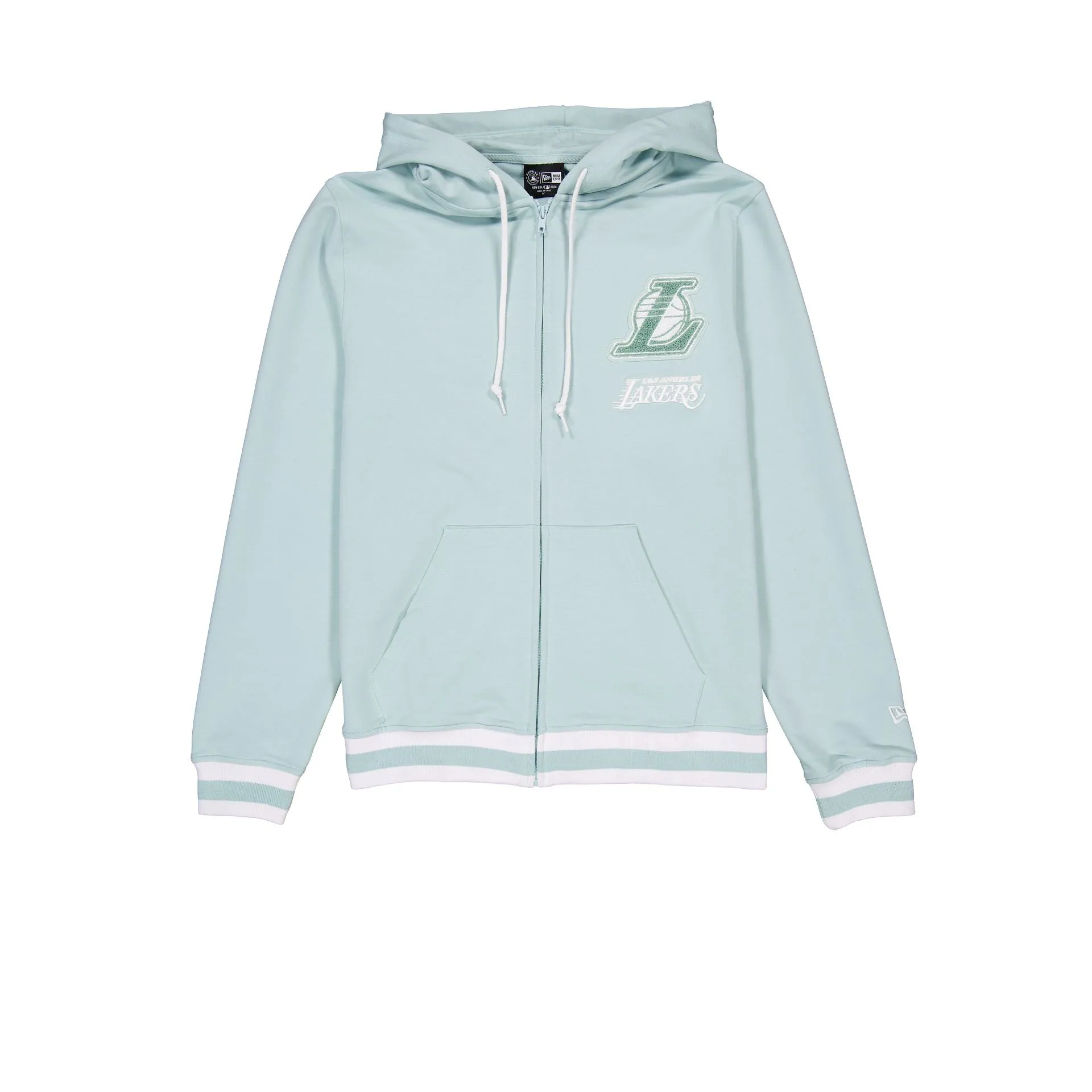 Los Angeles Lakers Minty Breeze Logo Select Hoodie Full-Zip sold by New Era