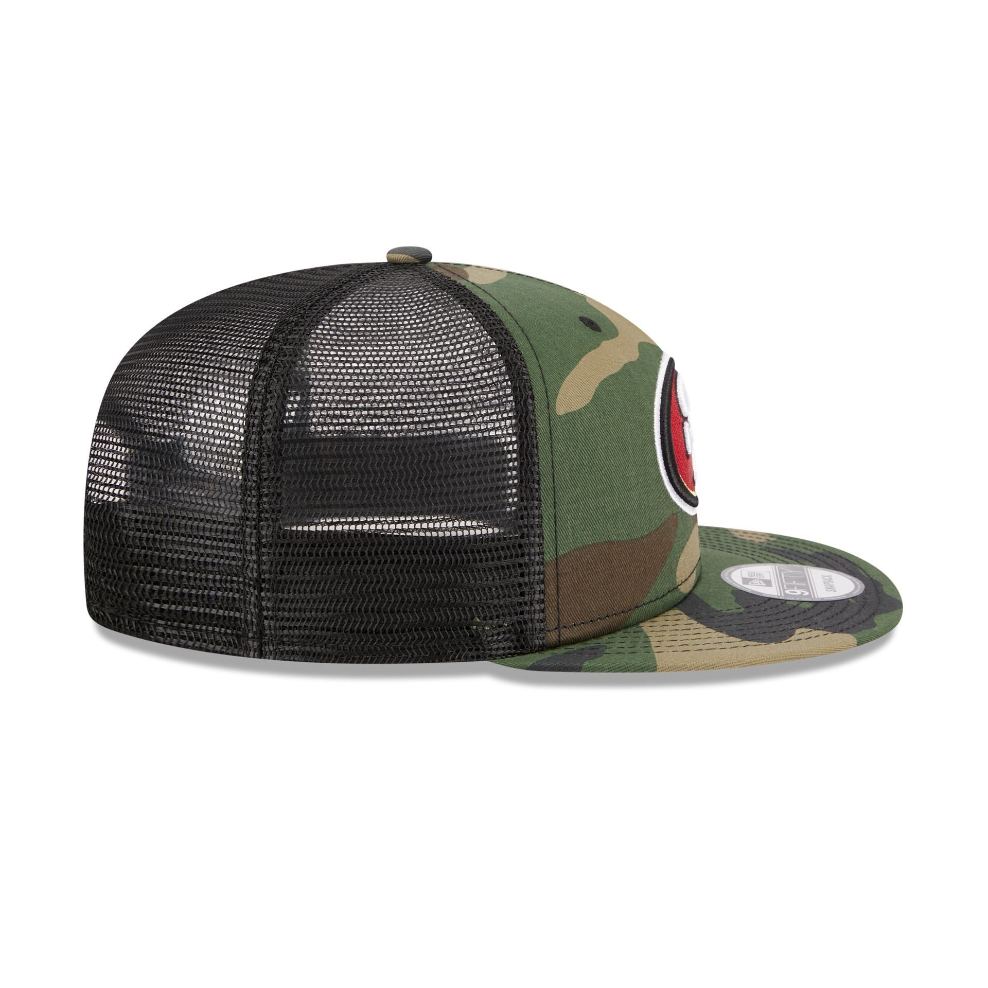 San Francisco 49ers Camo 9FIFTY Trucker Snapback Hat sold by New Era product image thumbnail 5