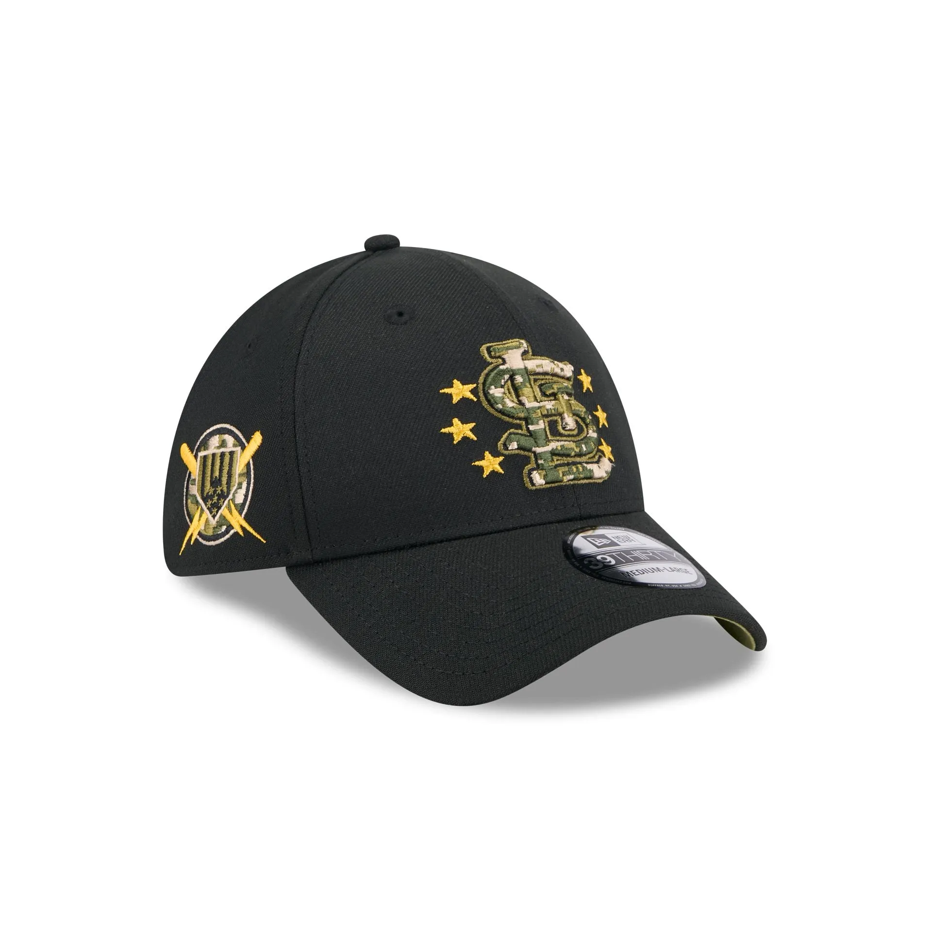 St. Louis Cardinals Armed Forces Day 2024 39THIRTY Stretch Fit Hat sold by New Era