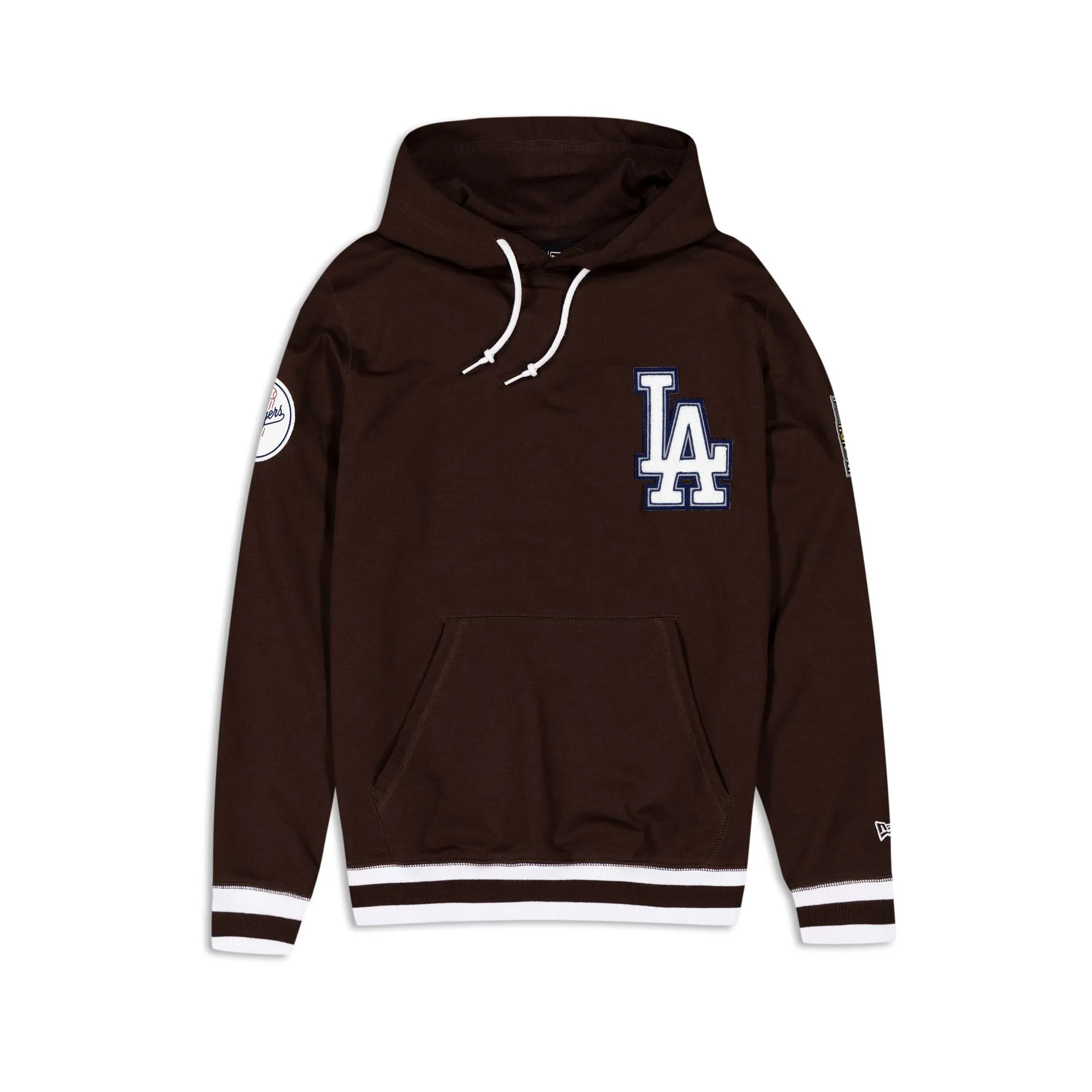 Los Angeles Dodgers Logo Select Color Flip Brown Hoodie sold by New Era