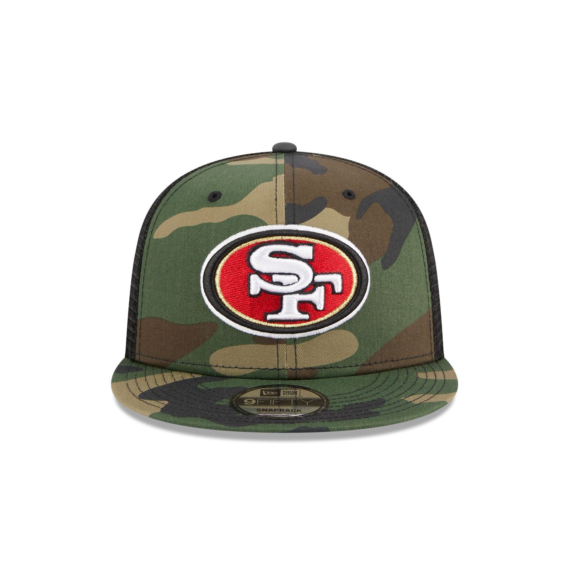San Francisco 49ers Camo 9FIFTY Trucker Snapback Hat sold by New Era product image thumbnail 2
