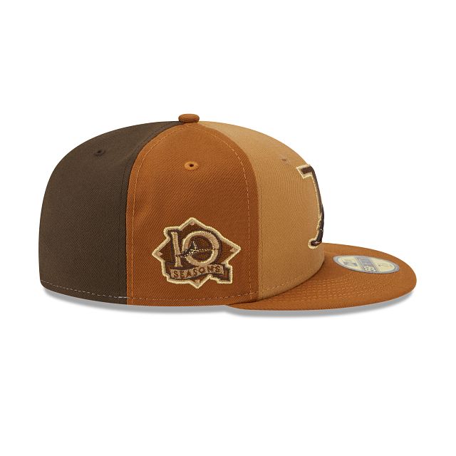 Tampa Bay Rays Tri-Tone Brown 59FIFTY Fitted Hat sold by New Era product image thumbnail 4