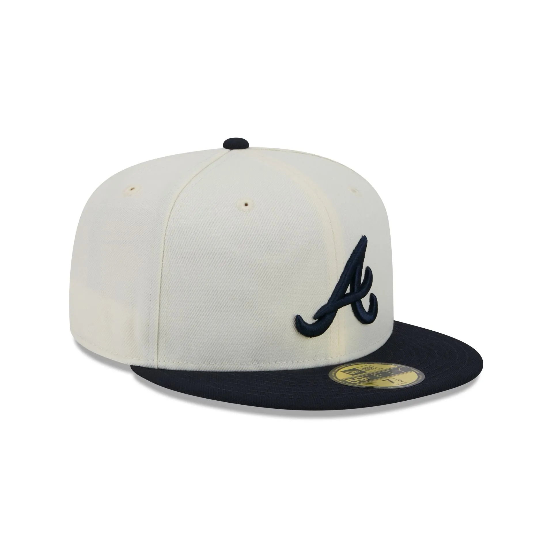 Atlanta Braves Chrome 59FIFTY Fitted Hat sold by New Era product image thumbnail 3