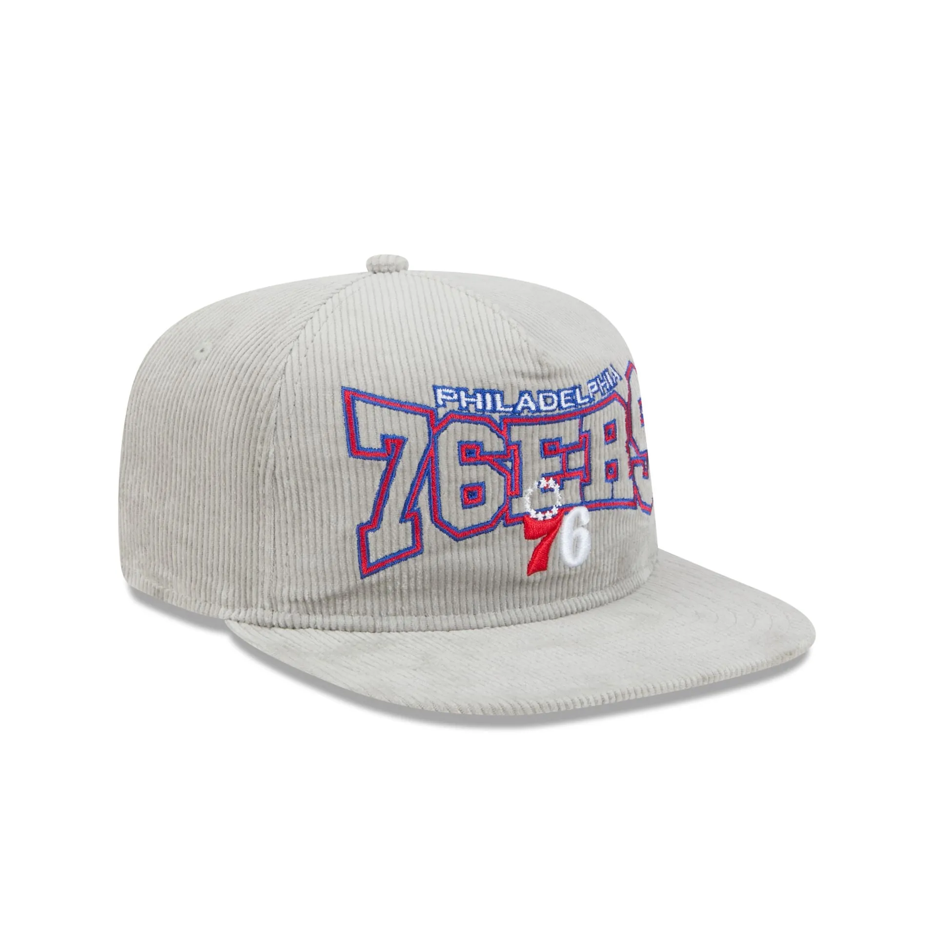 Philadelphia 76ers Gray Cord Golfer Hat sold by New Era product image thumbnail 3