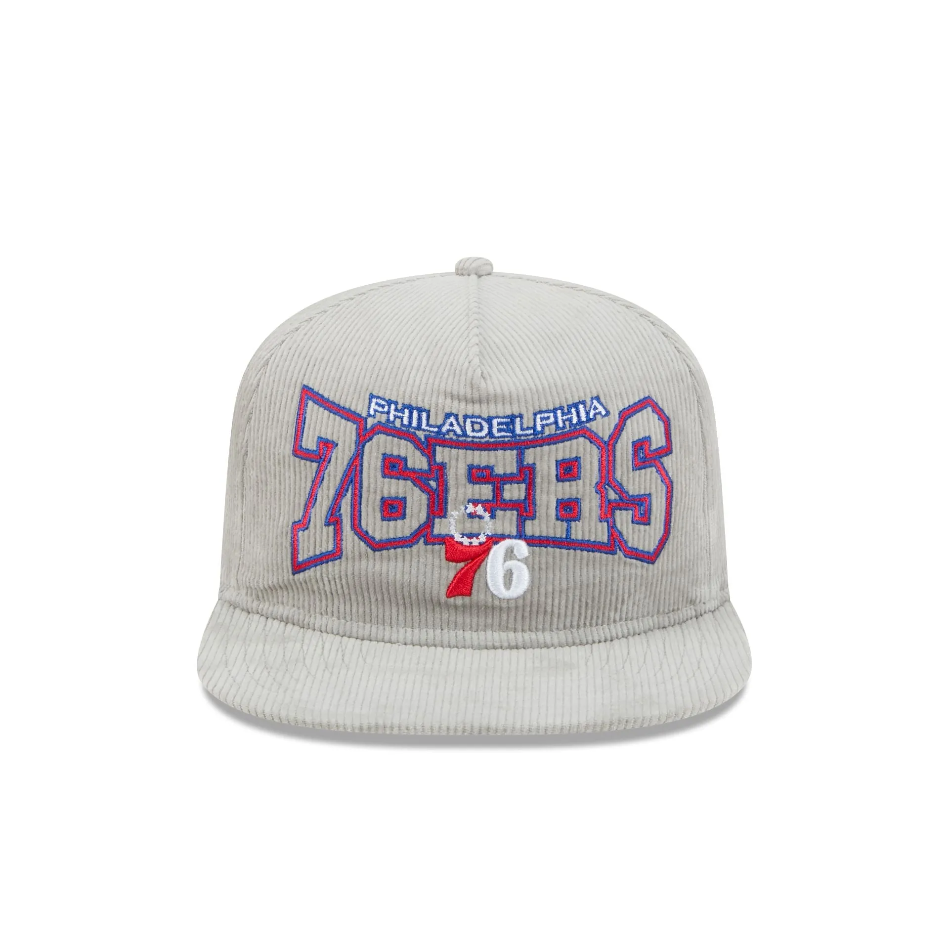 Philadelphia 76ers Gray Cord Golfer Hat sold by New Era product image thumbnail 2