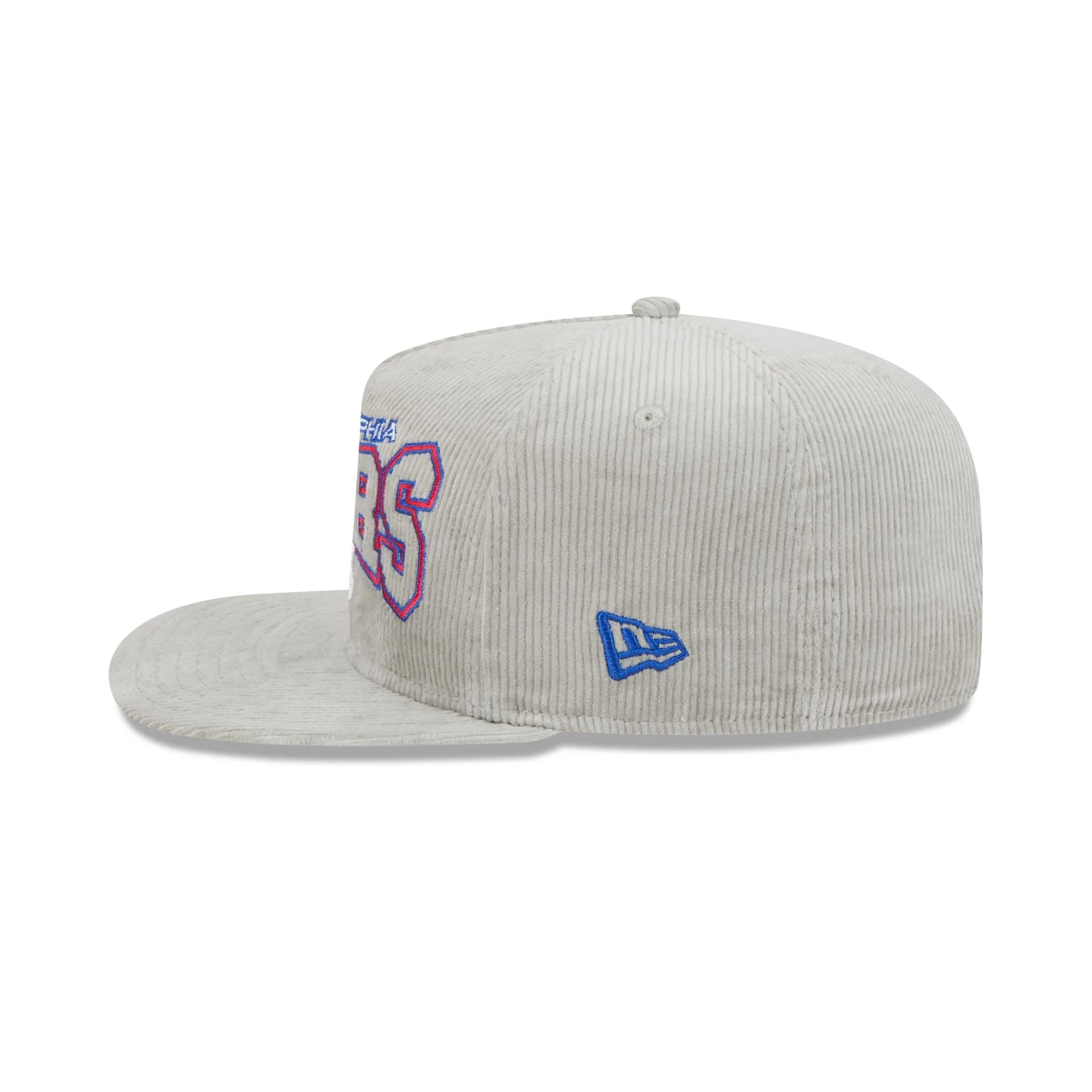 Philadelphia 76ers Gray Cord Golfer Hat sold by New Era product image thumbnail 4