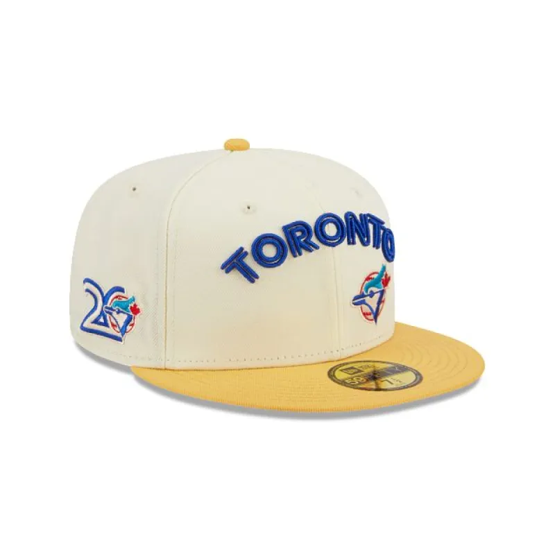 Toronto Blue Jays Cooperstown Chrome 59FIFTY Fitted Hat sold by New Era