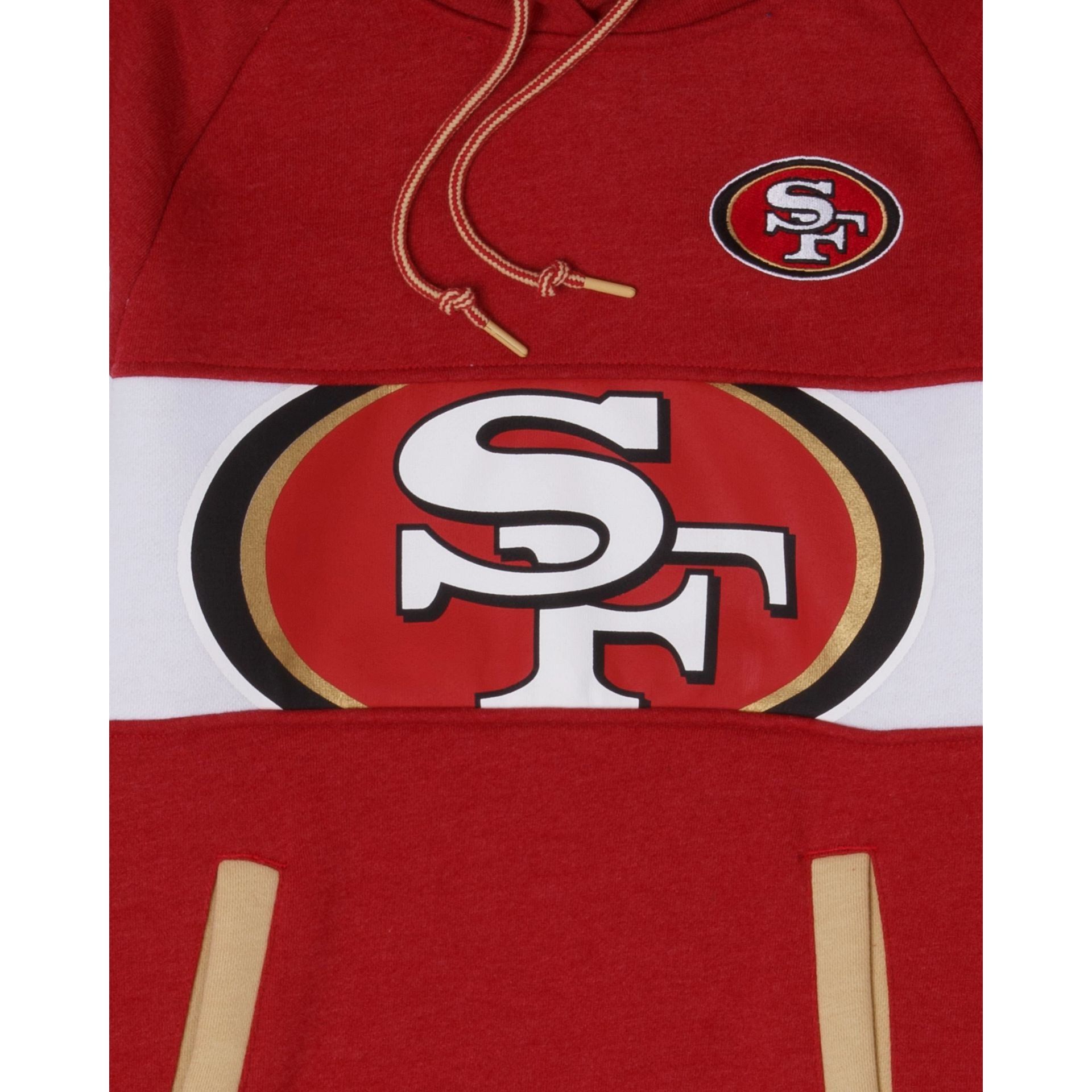 San Francisco 49ers Throwback Women's Hoodie sold by New Era product image thumbnail 4