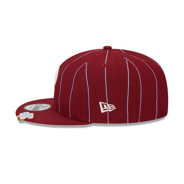 Philadelphia Phillies Pinstripe Visor Clip 9FIFTY Snapback Hat sold by New Era product image thumbnail 4