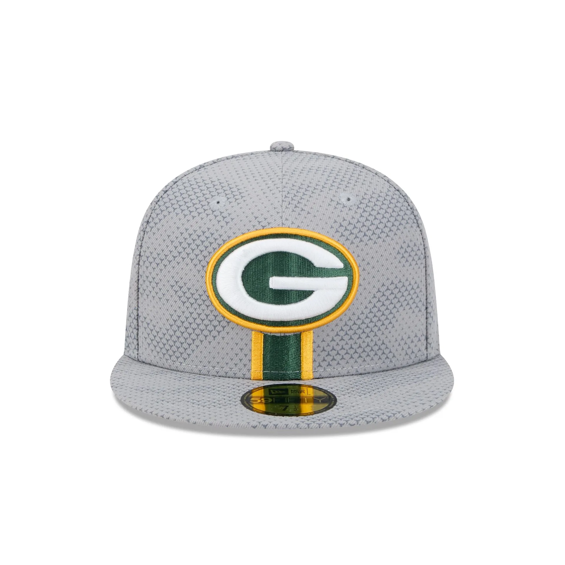 Green Bay Packers 2024 Sideline Gray 59FIFTY Fitted Hat sold by New Era product image thumbnail 2