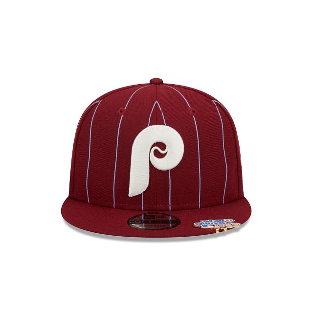 Philadelphia Phillies Pinstripe Visor Clip 9FIFTY Snapback Hat sold by New Era product image thumbnail 2