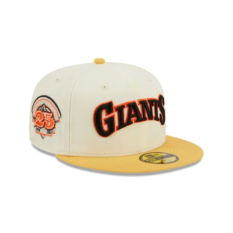 San Francisco Giants Cooperstown Chrome 59FIFTY Fitted Hat sold by New Era