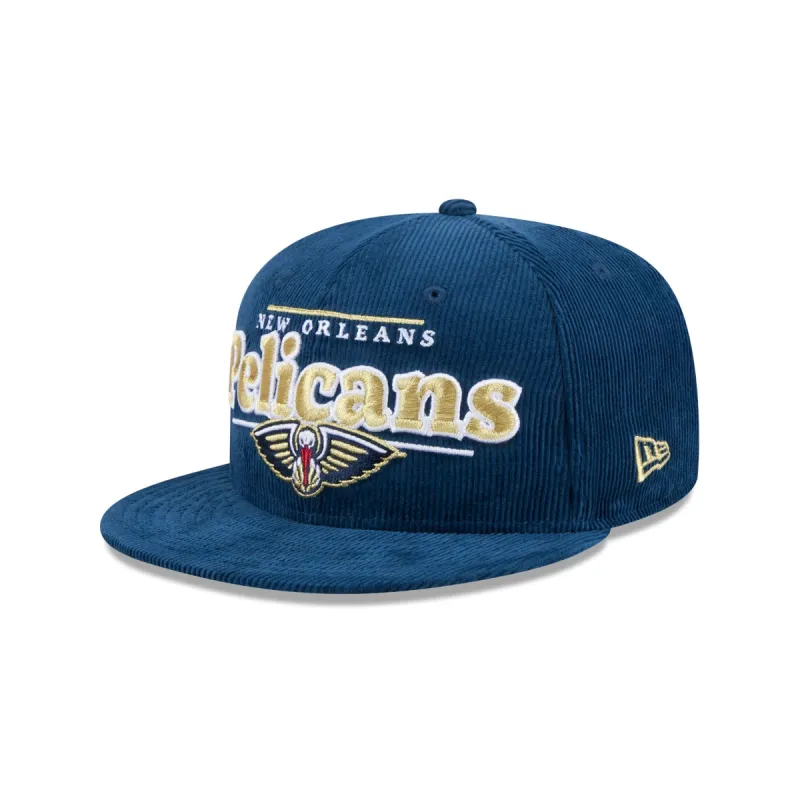 New Orleans Pelicans Throwback Display 9FIFTY Snapback Hat sold by New Era