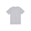 Atlanta Braves Throwback Gray Pinstripe T-Shirt sold by New Era