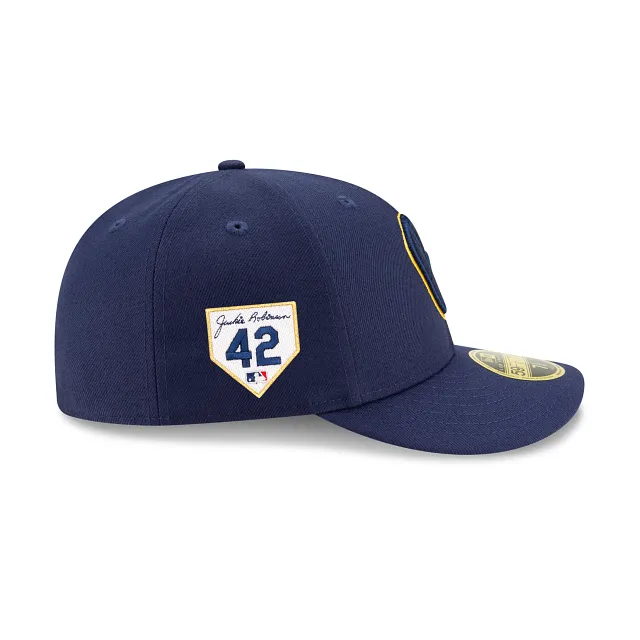 Milwaukee Brewers Jackie Robinson Day 2024 Low Profile 59FIFTY Fitted Hat sold by New Era product image thumbnail 4