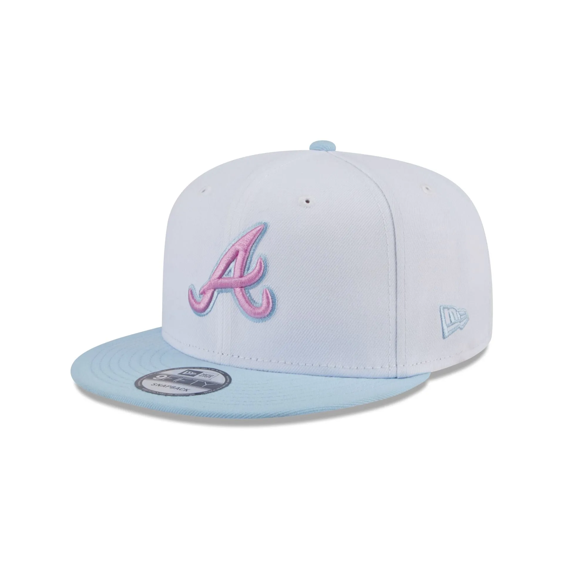 Atlanta Braves Color Pack White 9FIFTY Snapback Hat sold by New Era