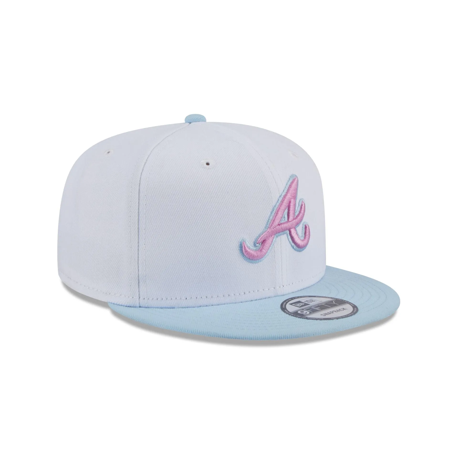 Atlanta Braves Color Pack White 9FIFTY Snapback Hat sold by New Era product image thumbnail 3