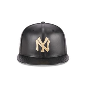 New York Yankees Leather 59FIFTY Fitted Hat sold by New Era