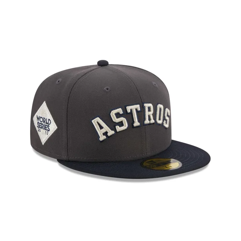 Houston Astros Graphite Crown 59FIFTY Fitted Hat sold by New Era