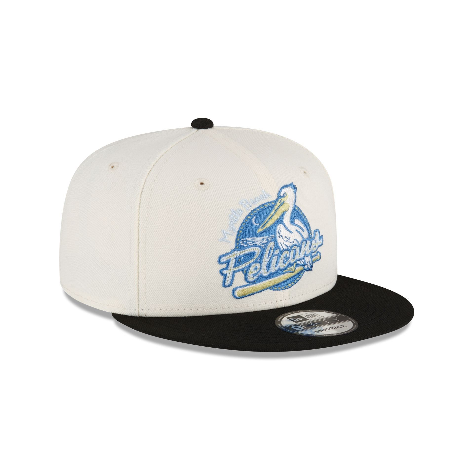 Myrtle Beach Pelicans Chrome Sky 9FIFTY Snapback Hat sold by New Era product image thumbnail 3