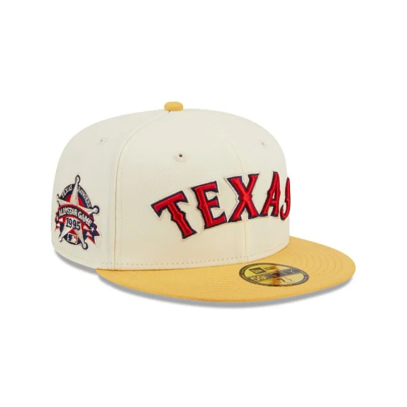 Texas Rangers Cooperstown Chrome 59FIFTY Fitted Hat sold by New Era