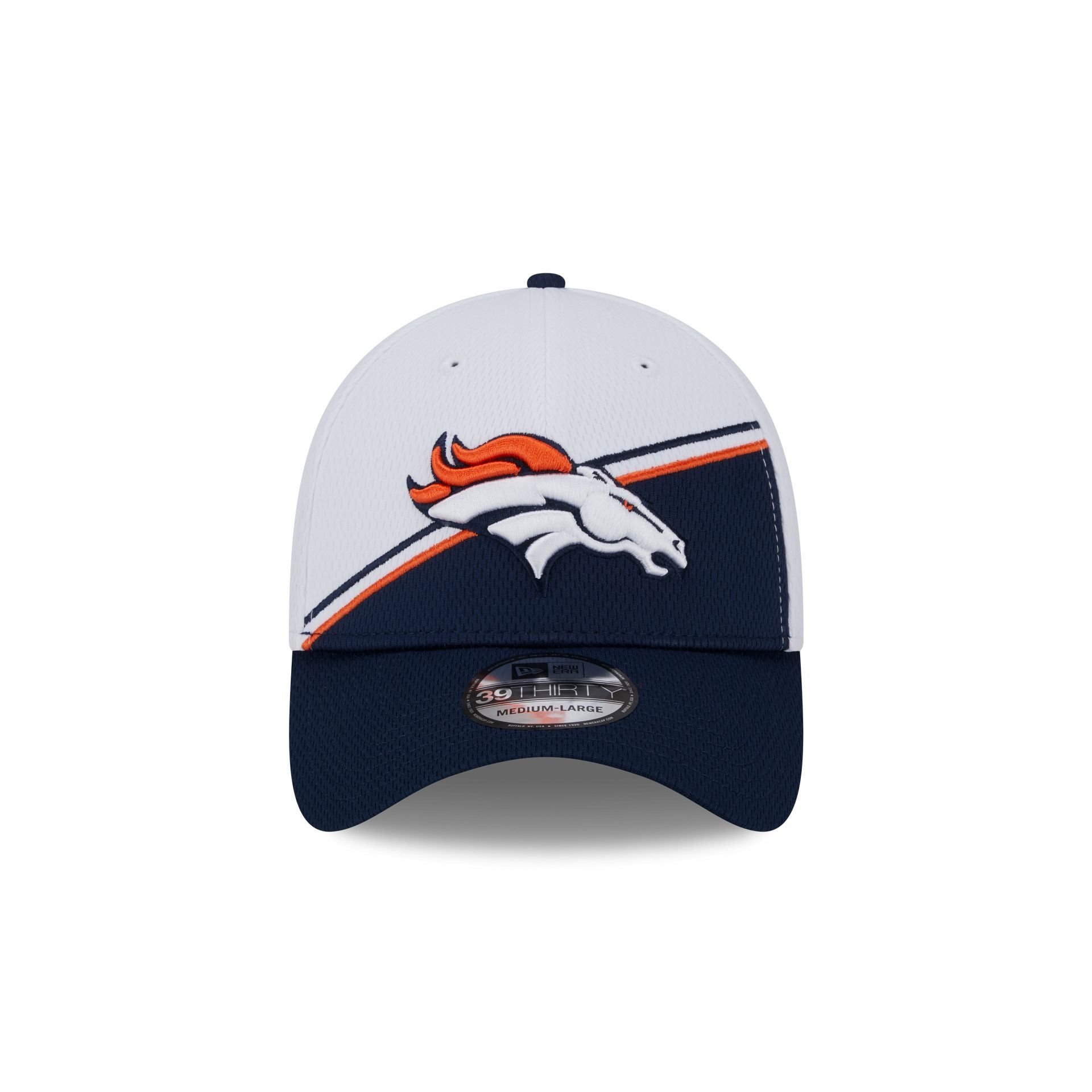 Denver Broncos 2023 Sideline White 39THIRTY Stretch Fit Hat sold by New Era product image thumbnail 2