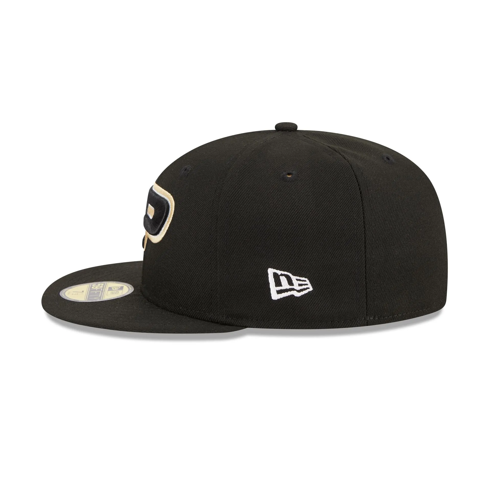 Purdue Boilermakers Black 59FIFTY Fitted Hat sold by New Era product image thumbnail 4