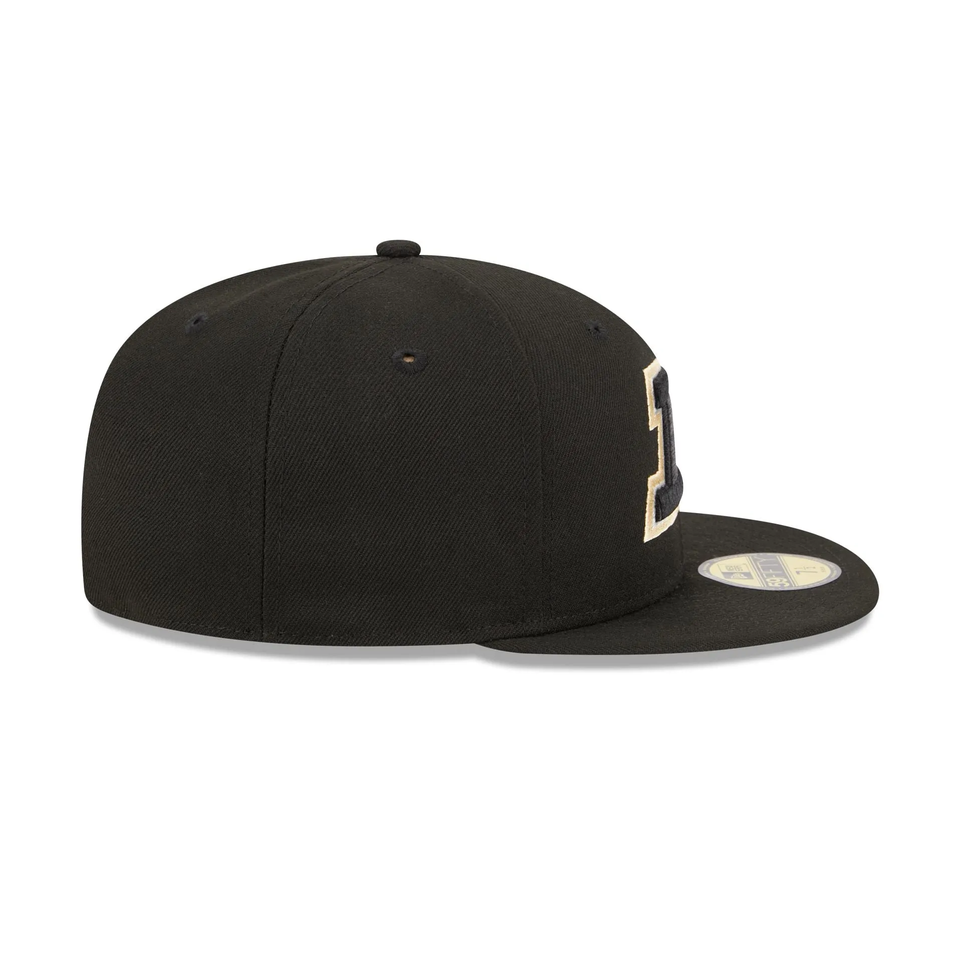 Purdue Boilermakers Black 59FIFTY Fitted Hat sold by New Era product image thumbnail 5