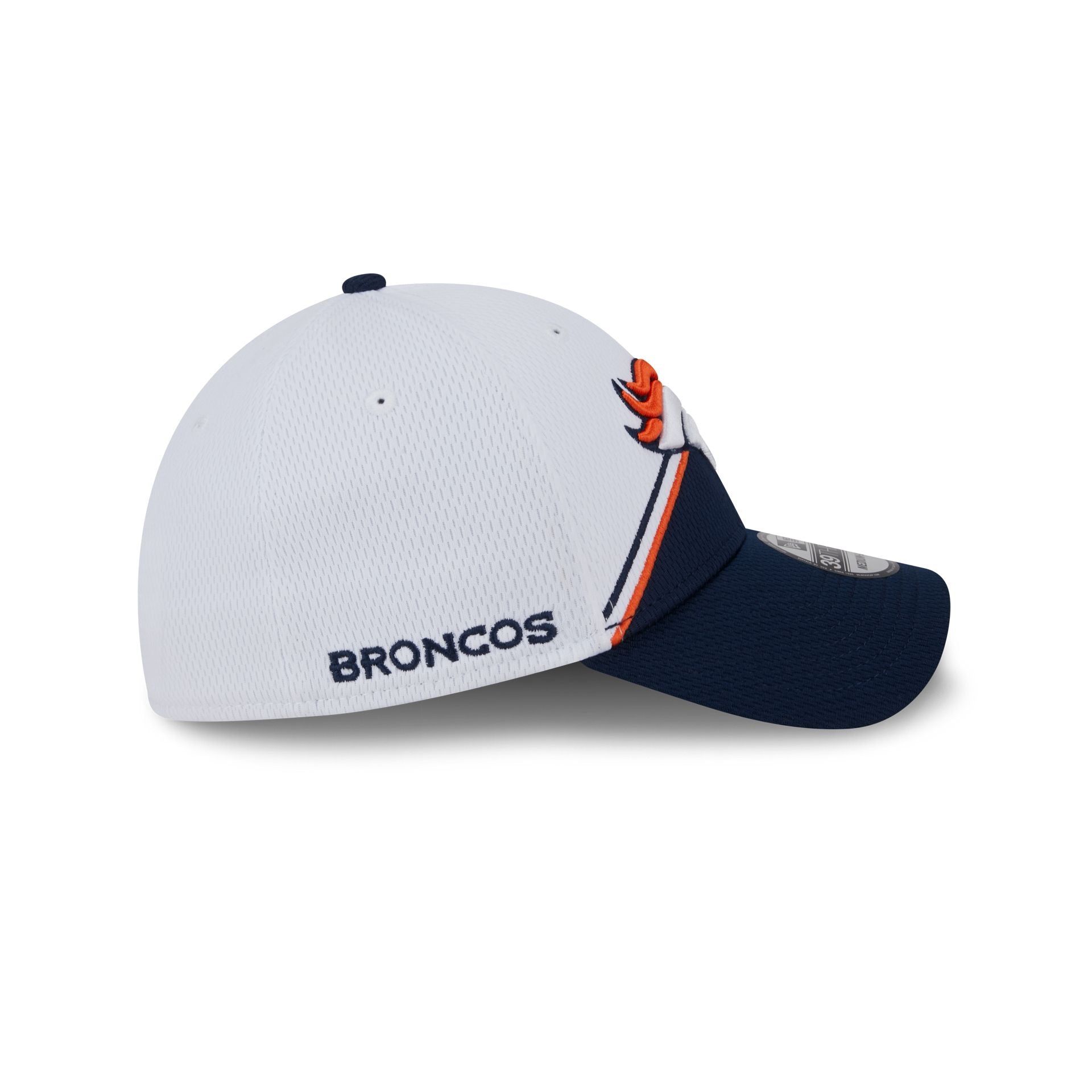 Denver Broncos 2023 Sideline White 39THIRTY Stretch Fit Hat sold by New Era product image thumbnail 4
