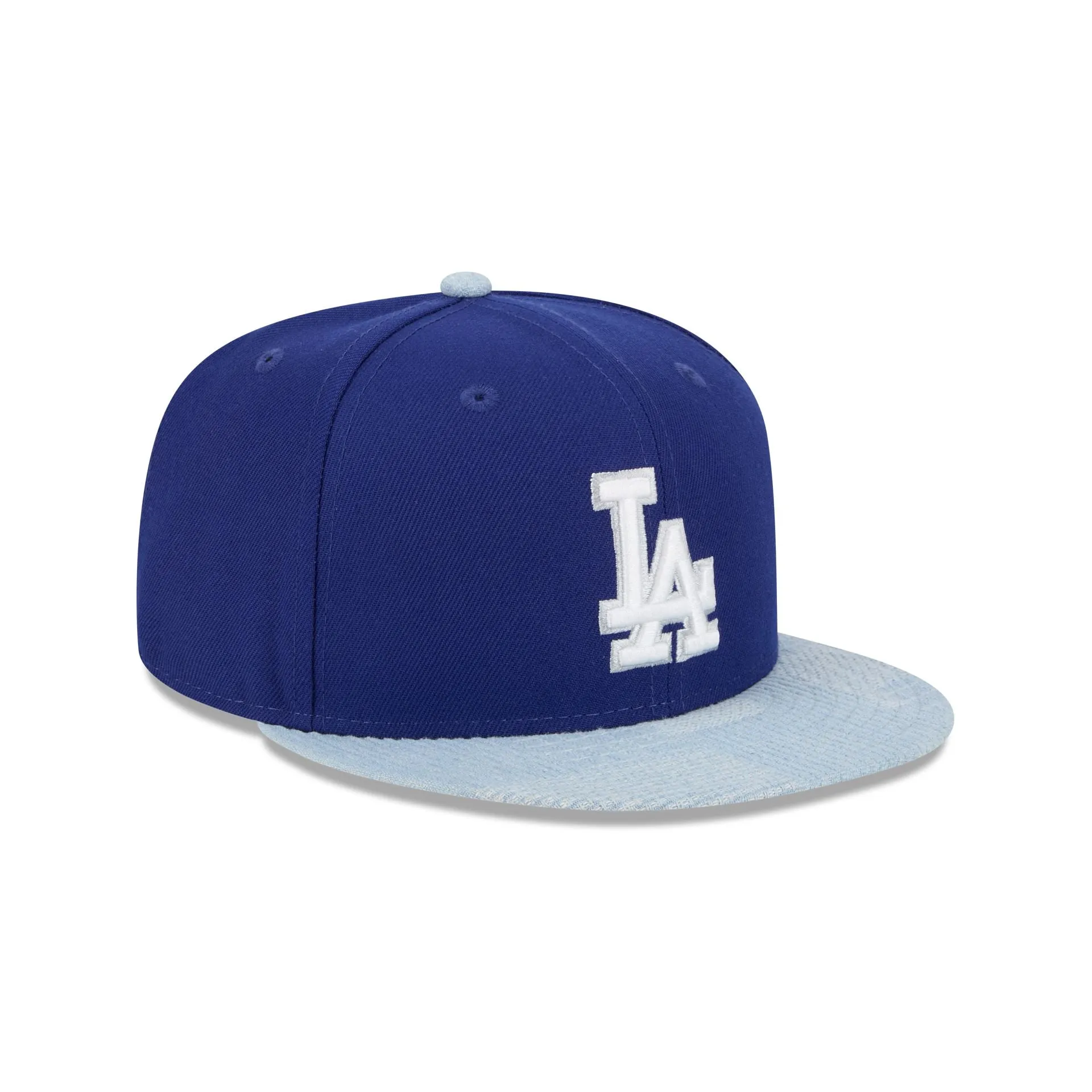 Los Angeles Dodgers Patch Denim 59FIFTY Fitted Hat sold by New Era product image thumbnail 3