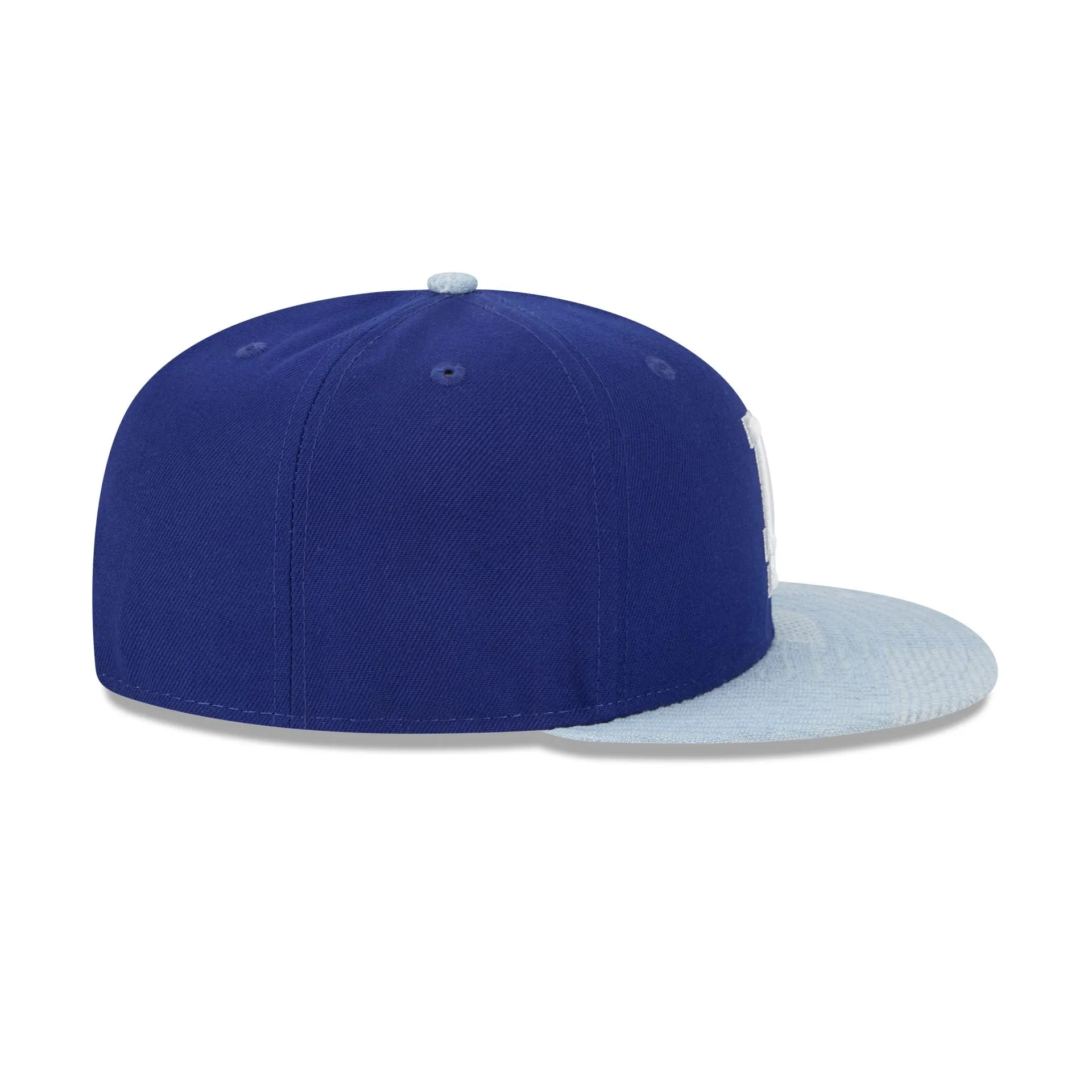 Los Angeles Dodgers Patch Denim 59FIFTY Fitted Hat sold by New Era product image thumbnail 5