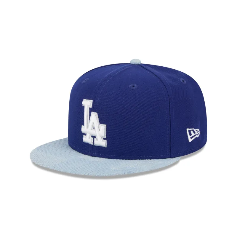 Los Angeles Dodgers Patch Denim 59FIFTY Fitted Hat sold by New Era