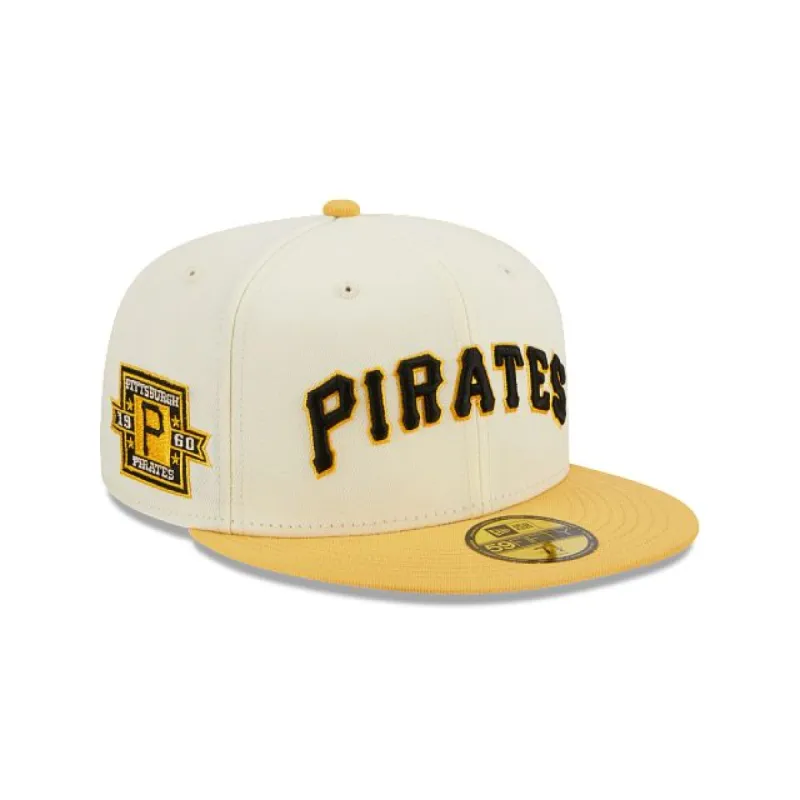 Pittsburgh Pirates Cooperstown Chrome 59FIFTY Fitted Hat sold by New Era