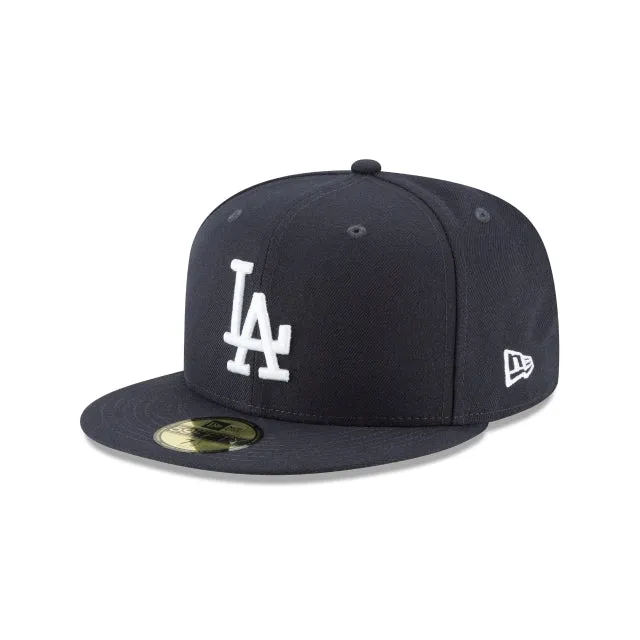Los Angeles Dodgers Navy Basic 59FIFTY Fitted Hat sold by New Era