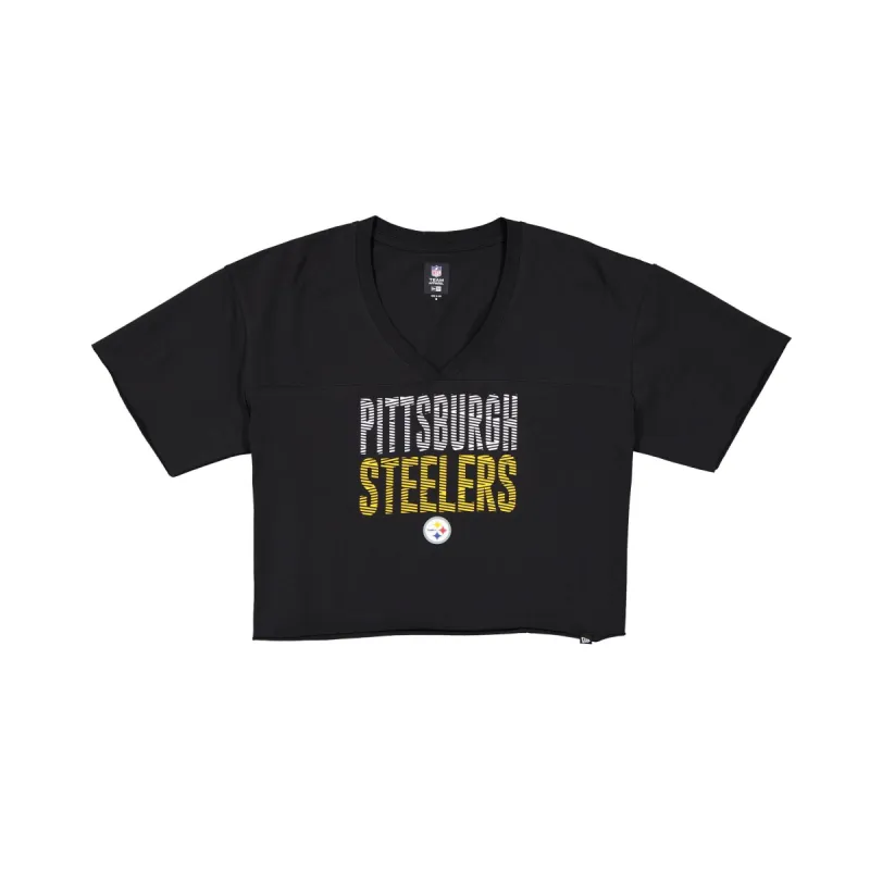 Pittsburgh Steelers Active Women's V-Neck T-Shirt sold by New Era