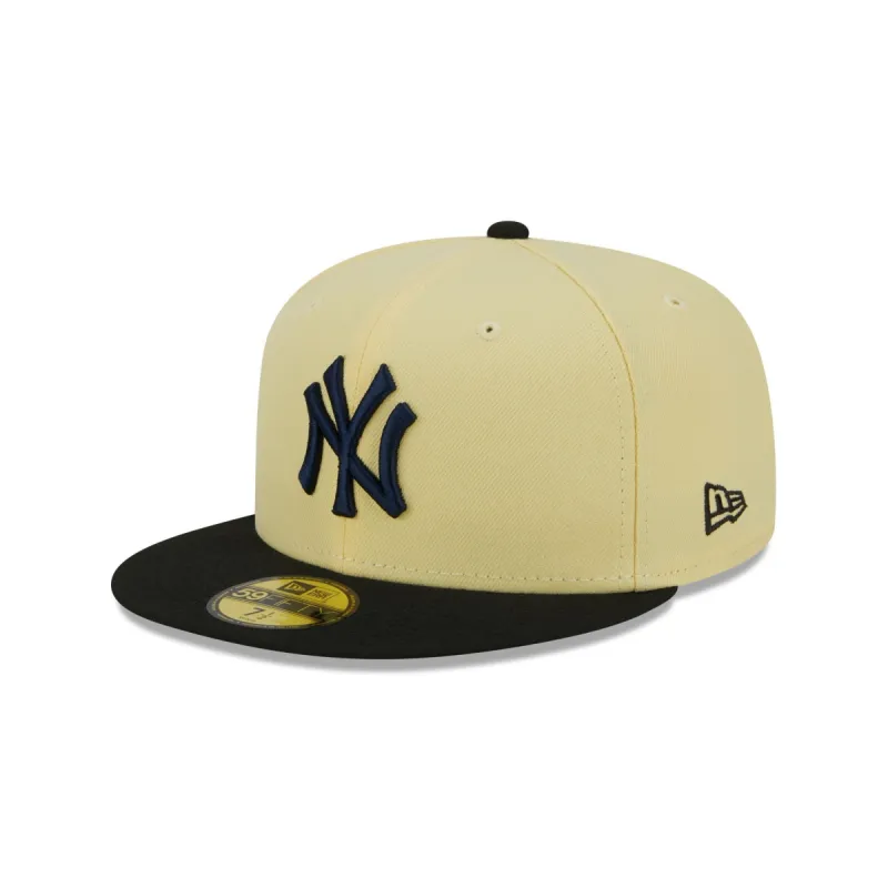 New York Yankees Soft Yellow 59FIFTY Fitted Hat sold by New Era