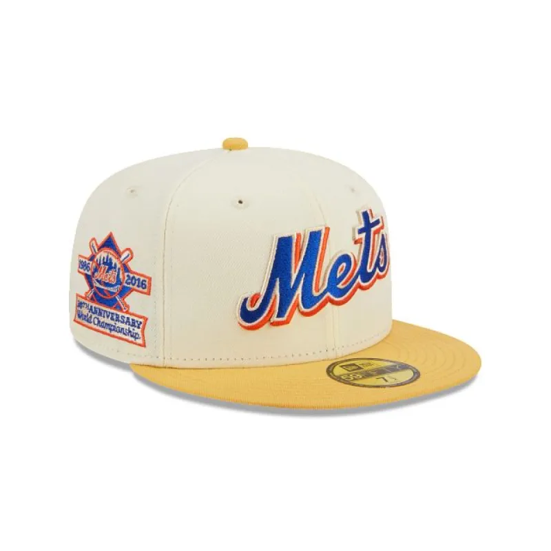 New York Mets Cooperstown Chrome 59FIFTY Fitted Hat sold by New Era