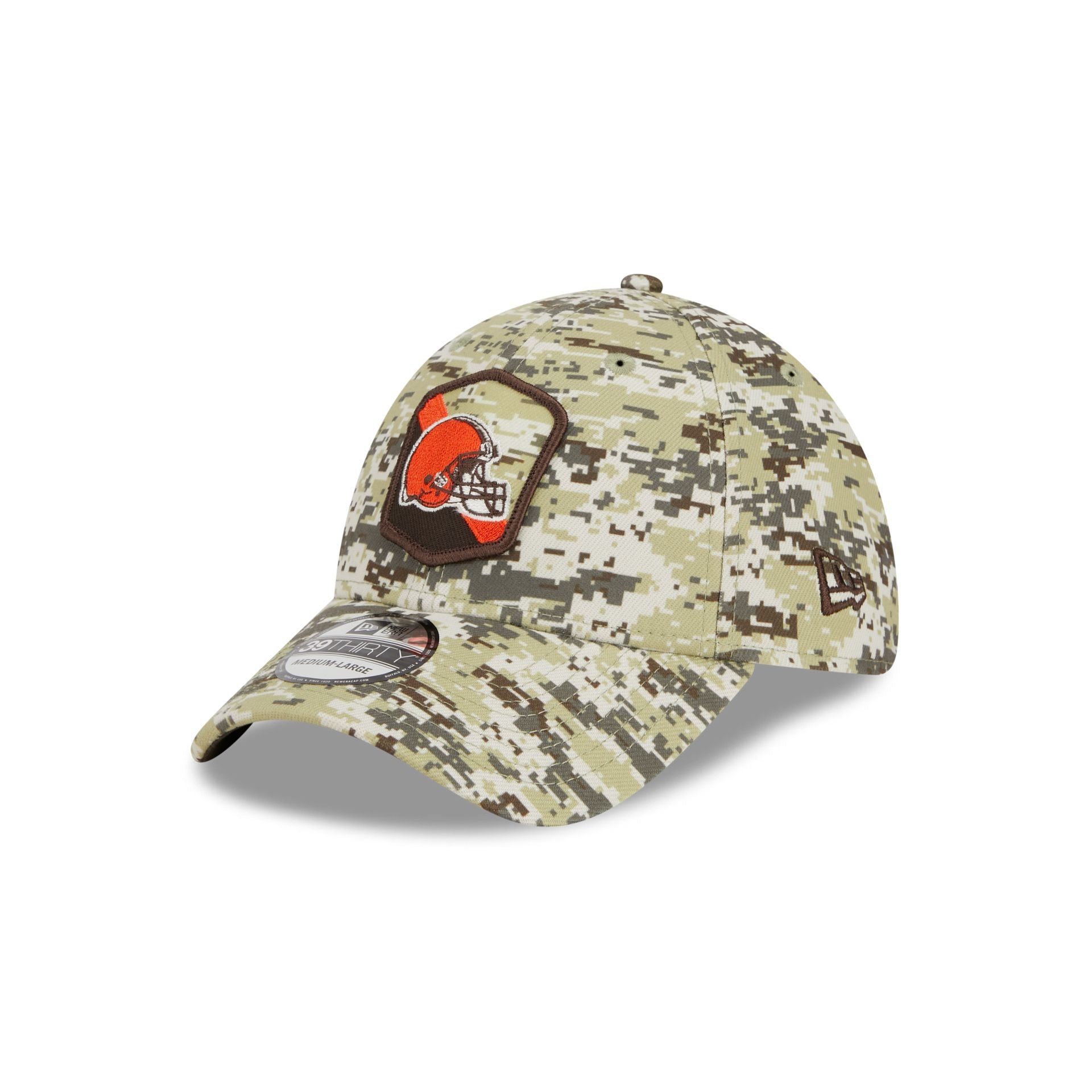 Cleveland Browns 2023 Salute to Service Camo 39THIRTY Stretch Fit Hat sold by New Era product image thumbnail 3