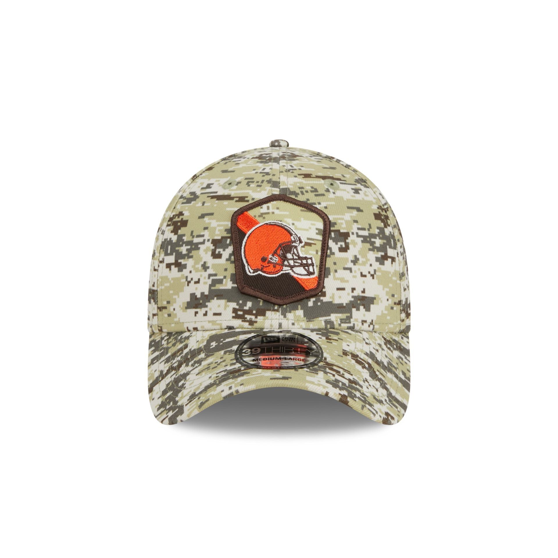 Cleveland Browns 2023 Salute to Service Camo 39THIRTY Stretch Fit Hat sold by New Era product image thumbnail 2