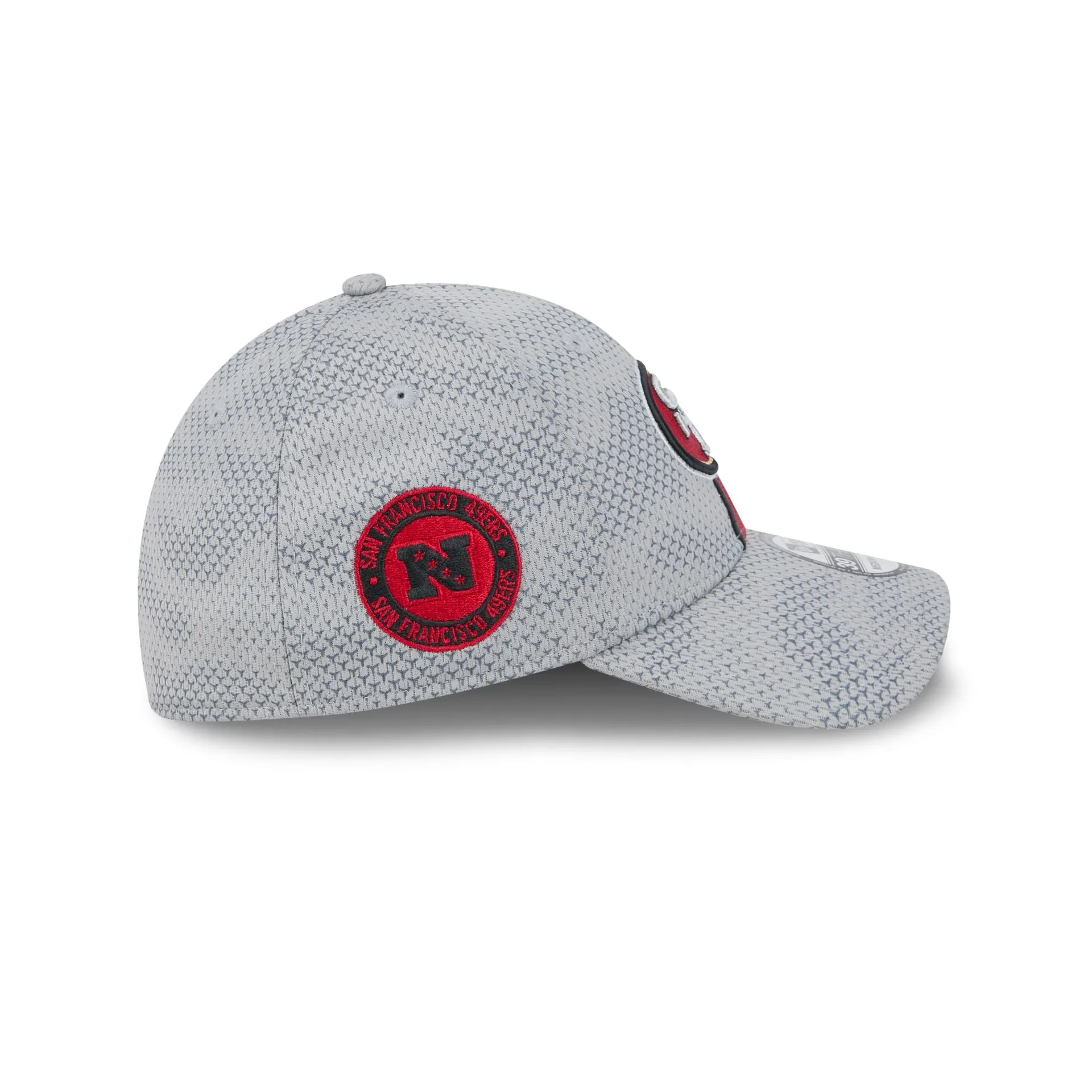 San Francisco 49ers 2024 Sideline Gray 39THIRTY Stretch Fit Hat sold by New Era product image thumbnail 4
