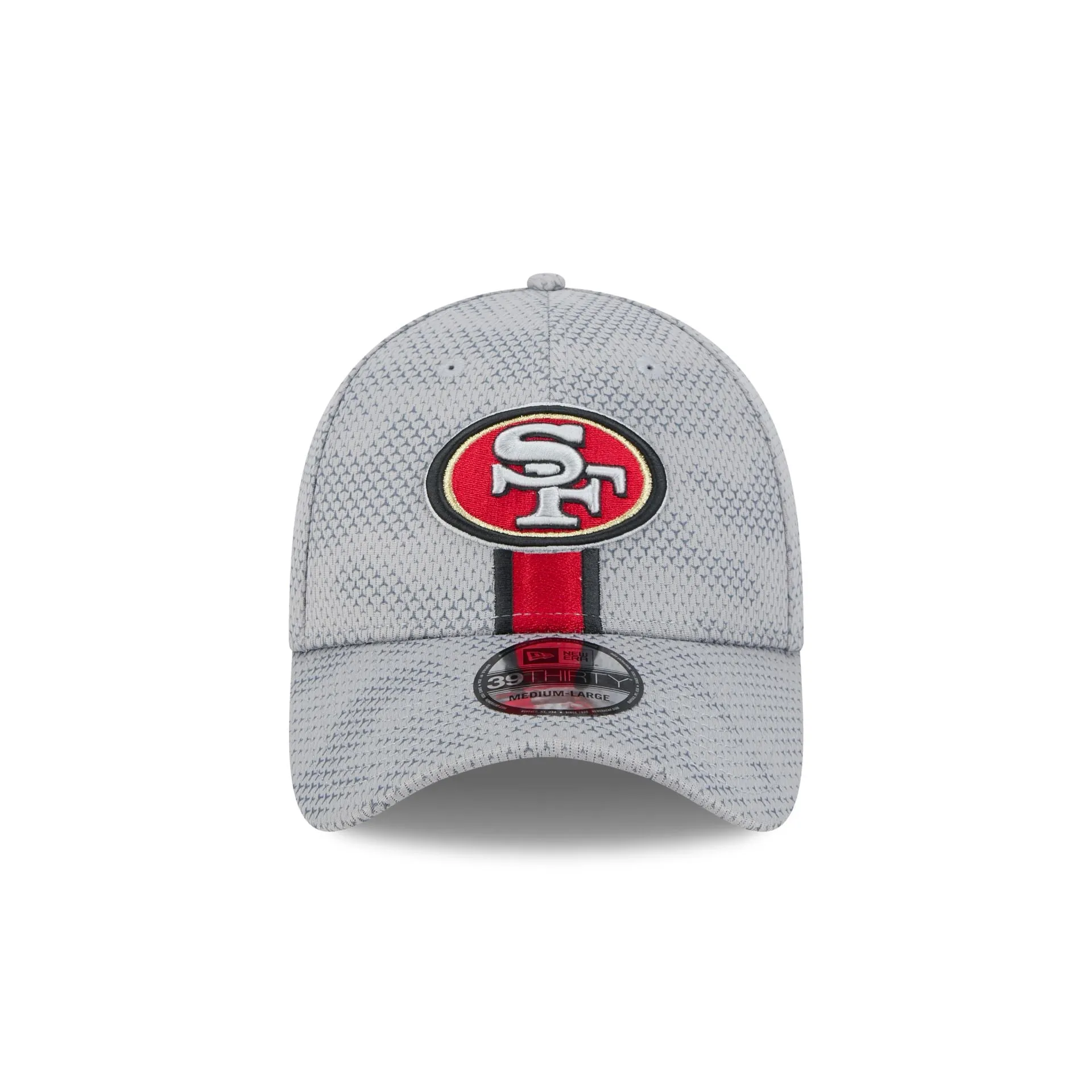 San Francisco 49ers 2024 Sideline Gray 39THIRTY Stretch Fit Hat sold by New Era product image thumbnail 2